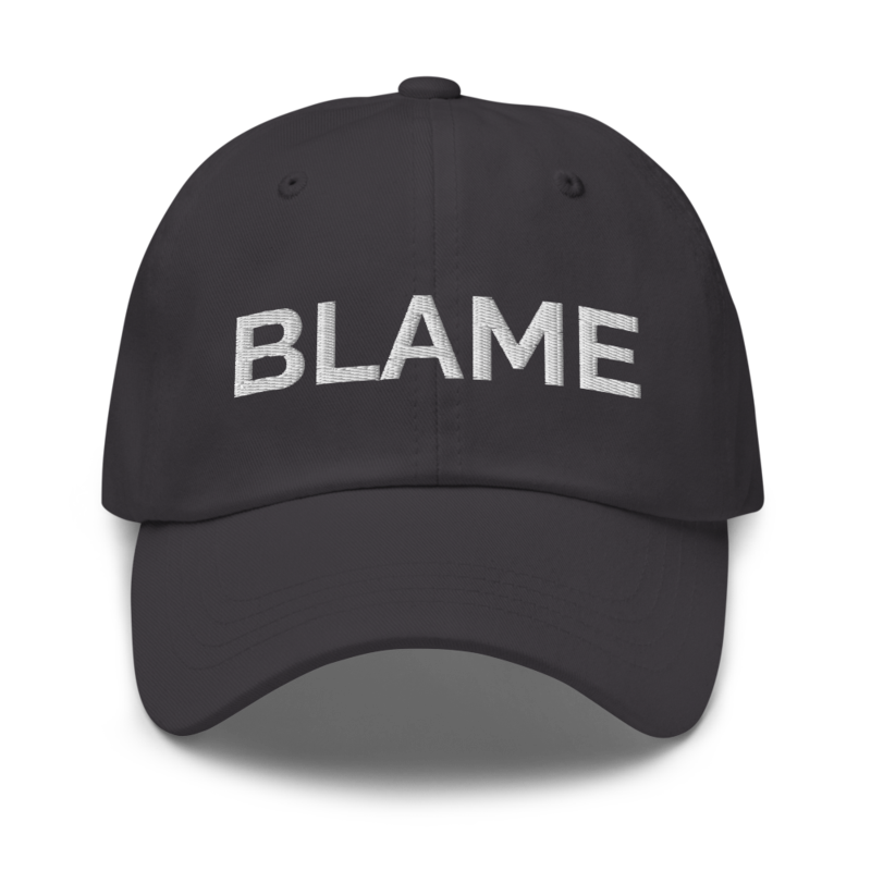 Blame Hat - Dark Grey