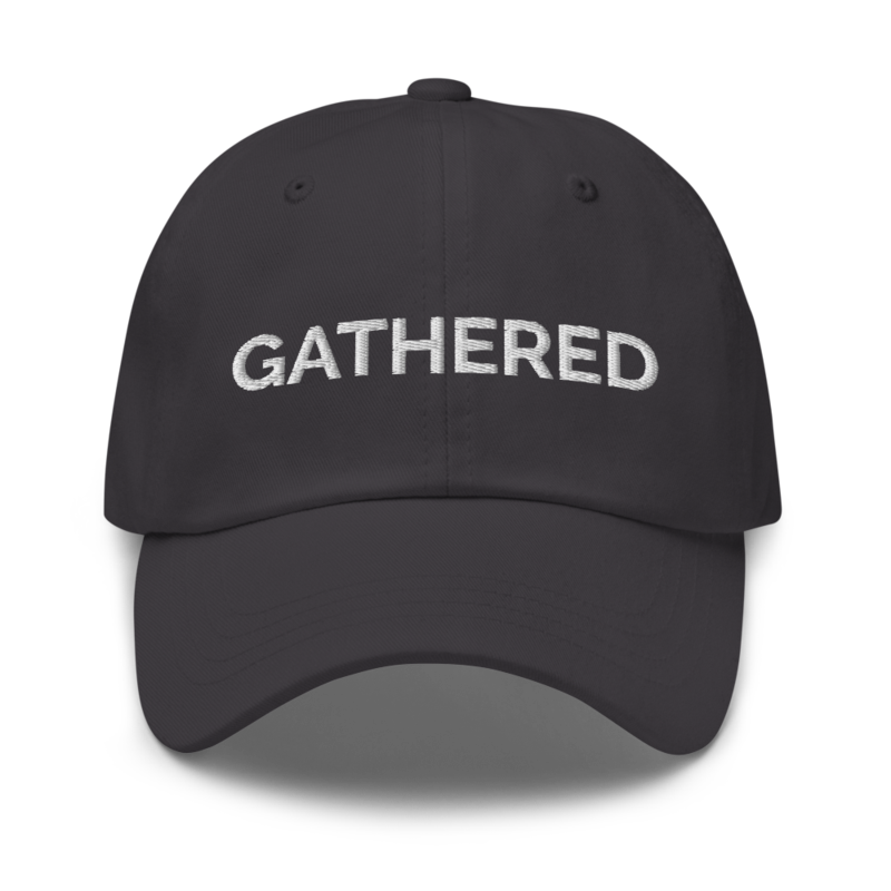 Gathered Hat - Dark Grey