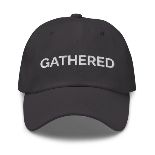 Gathered Hat - Dark Grey