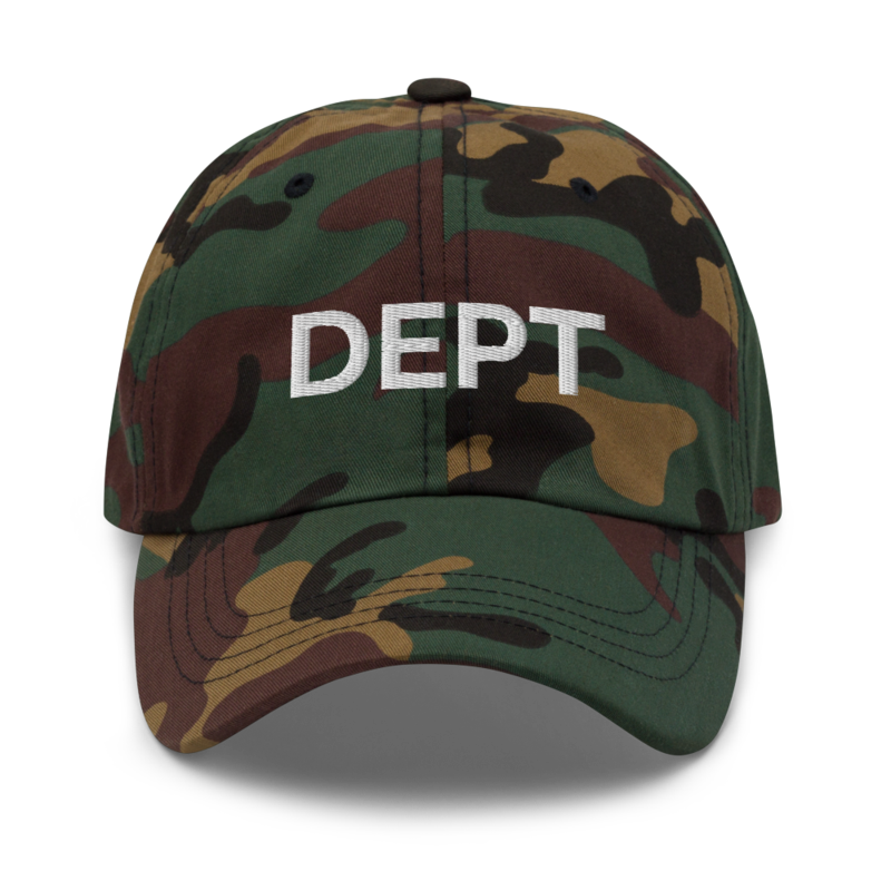 Dept Hat - Green Camo