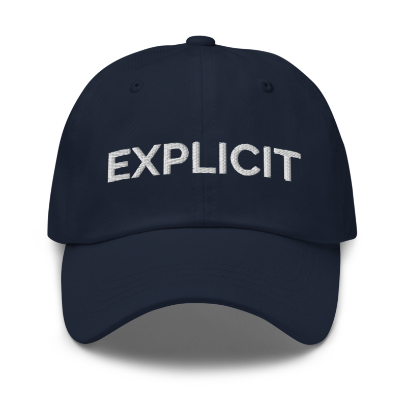 Explicit Hat - Navy