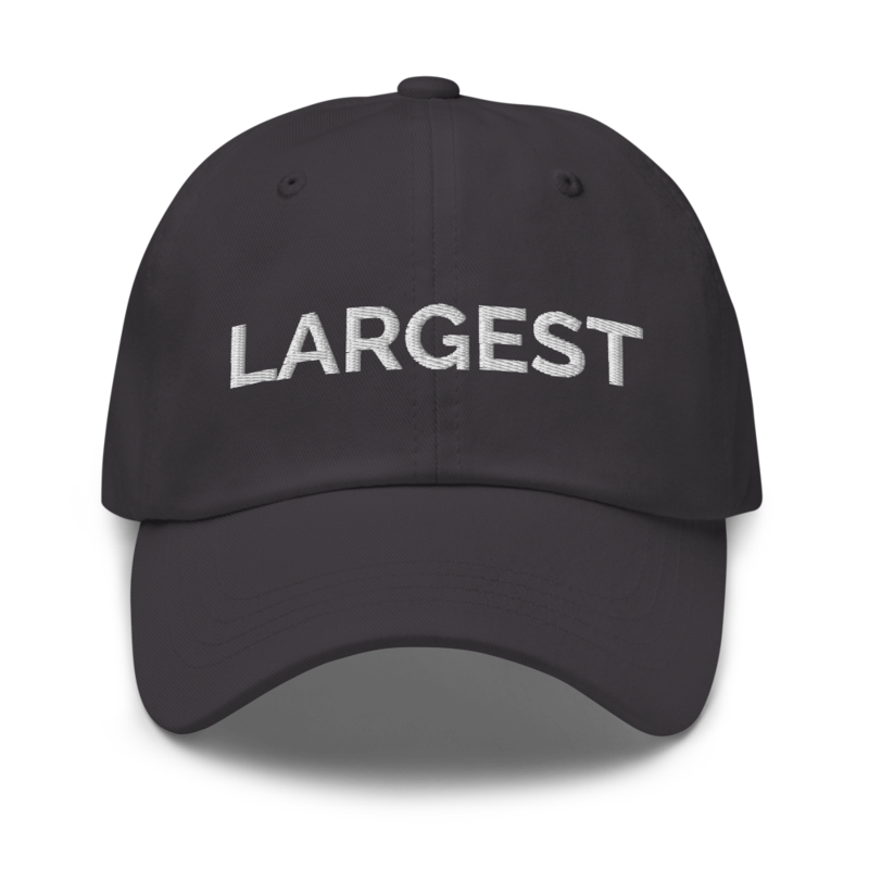 Largest Hat - Dark Grey