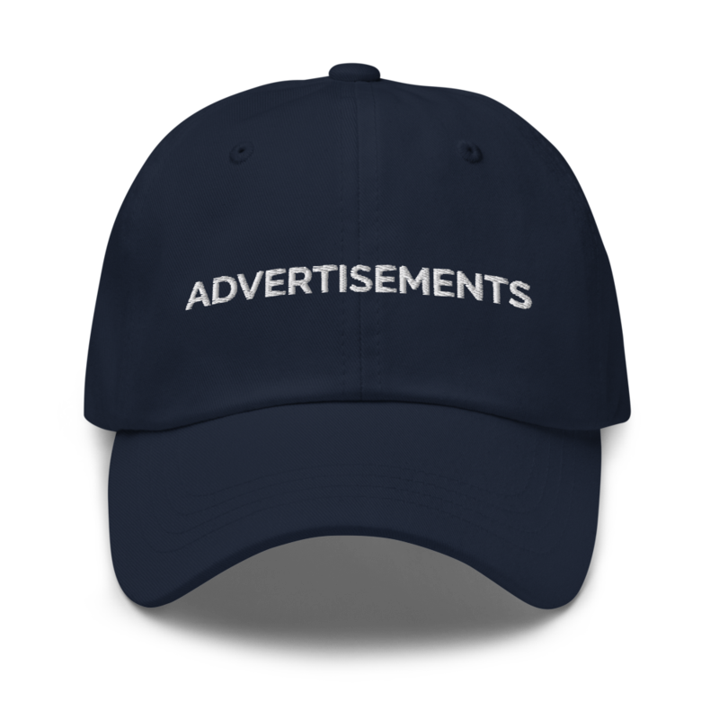 Advertisements Hat - Navy