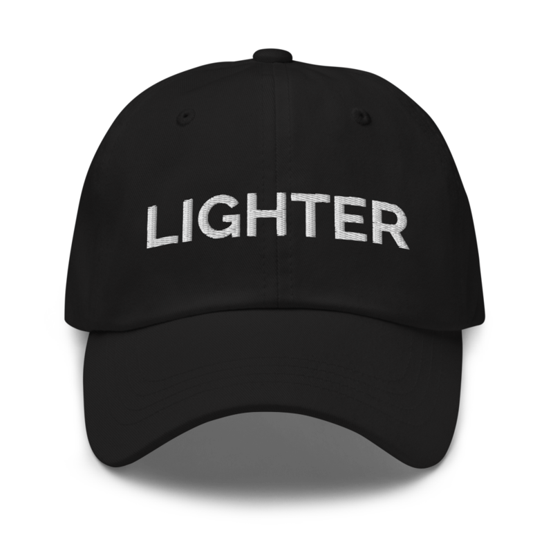 Lighter Hat - Black