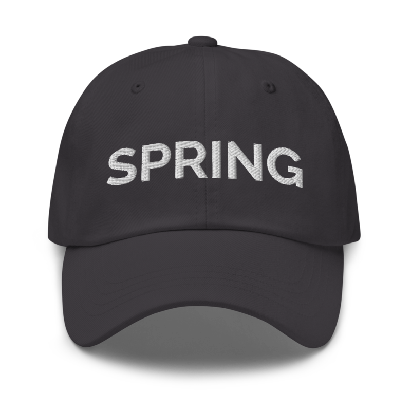 Spring Hat - Dark Grey