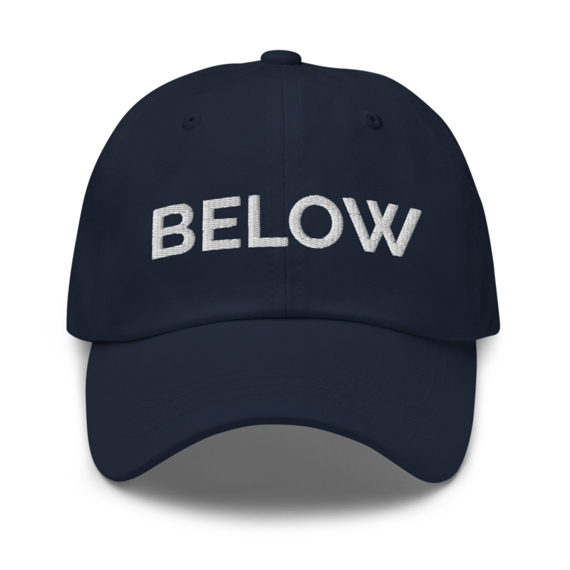 Below Hat - Navy