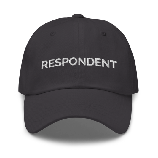 Respondent Hat - Dark Grey