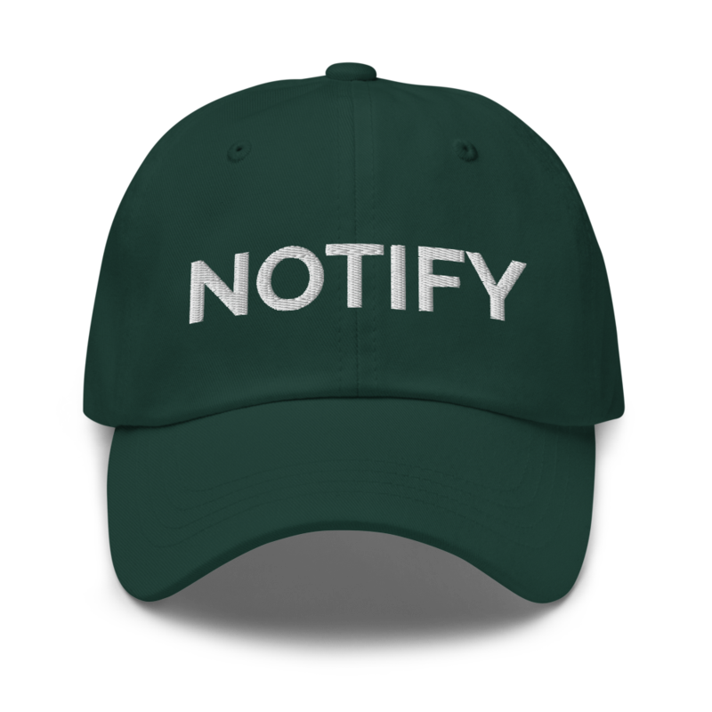 Notify Hat - Spruce