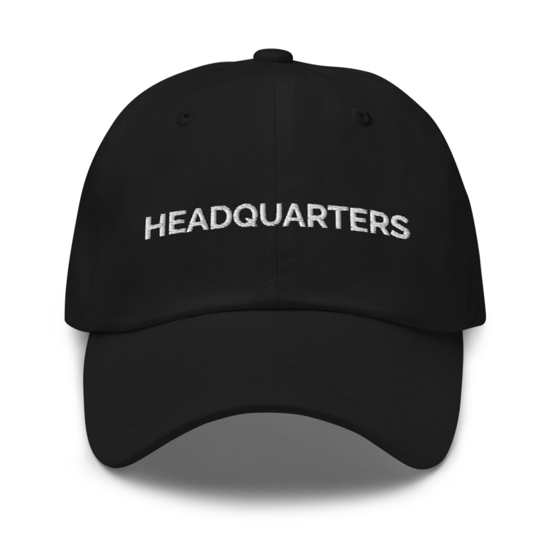 Headquarters Hat - Black