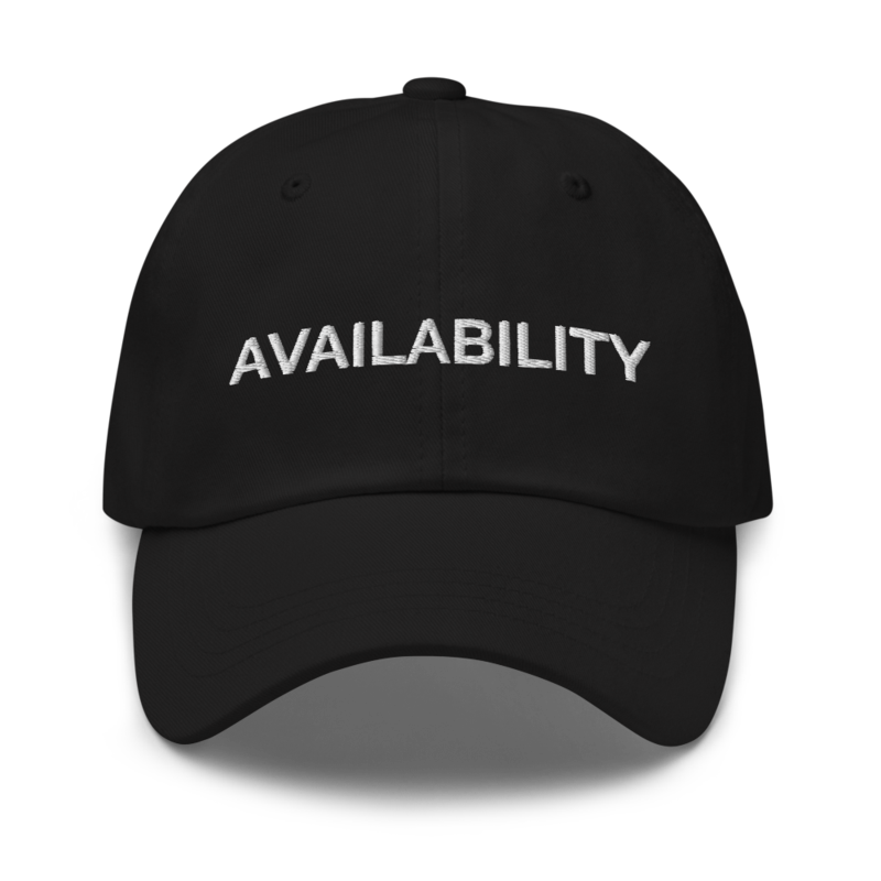 Availability Hat - Black