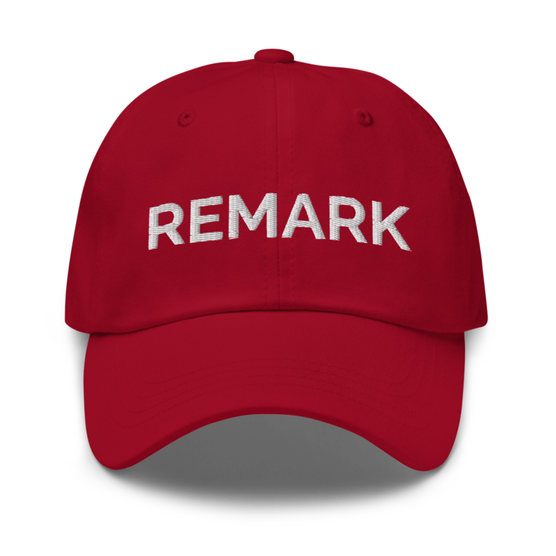 Remark Hat - Cranberry