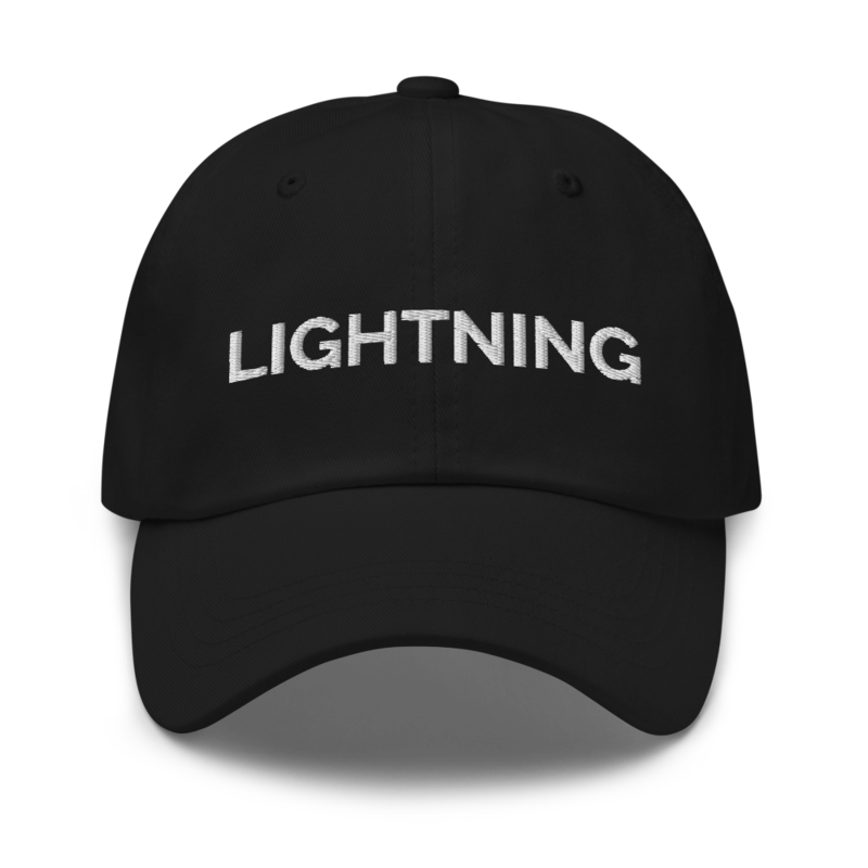 Lightning Hat - Black