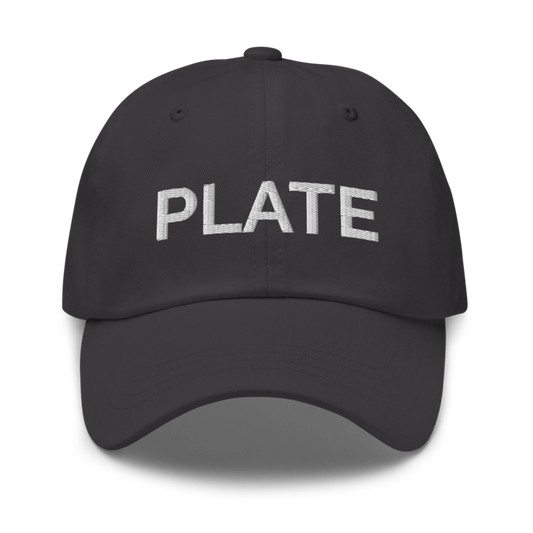 Plate Hat - Dark Grey