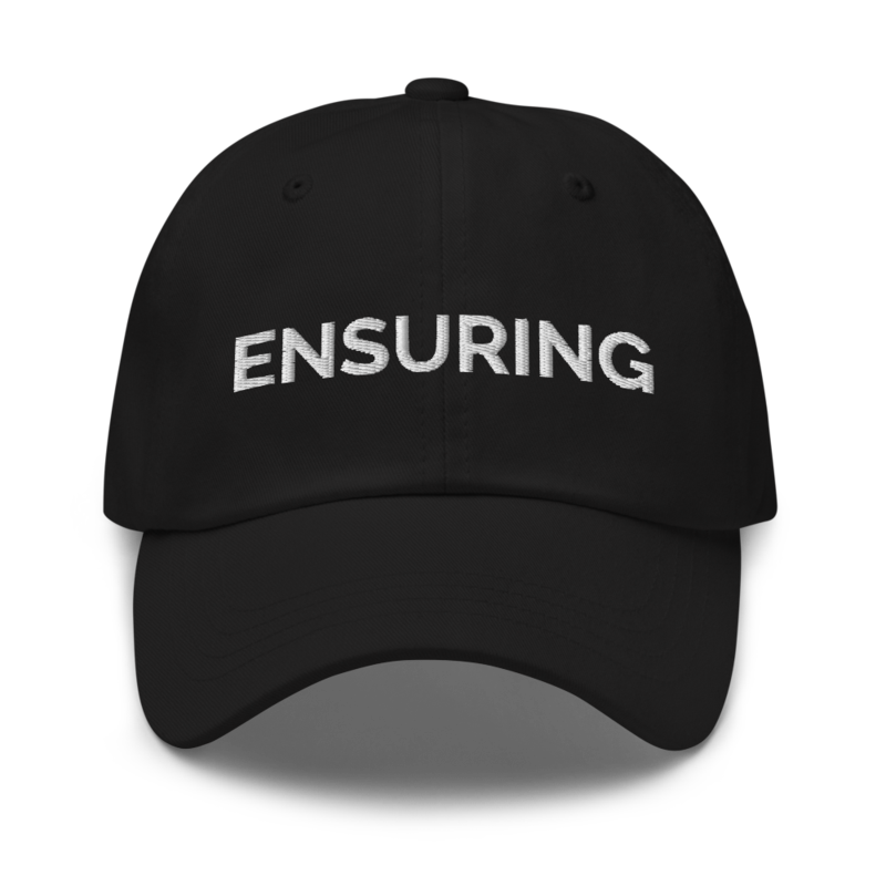 Ensuring Hat - Black