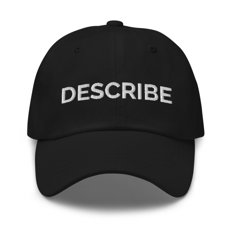 Describe Hat - Black