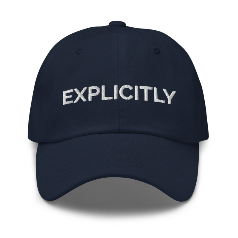 Explicitly Hat - Navy