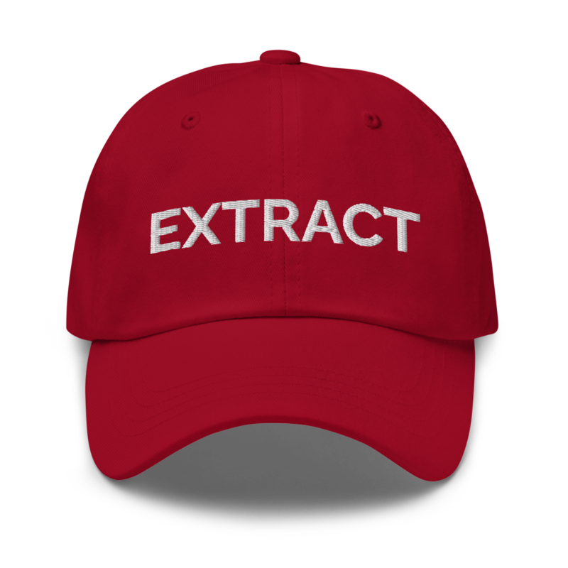 Extract Hat - Cranberry