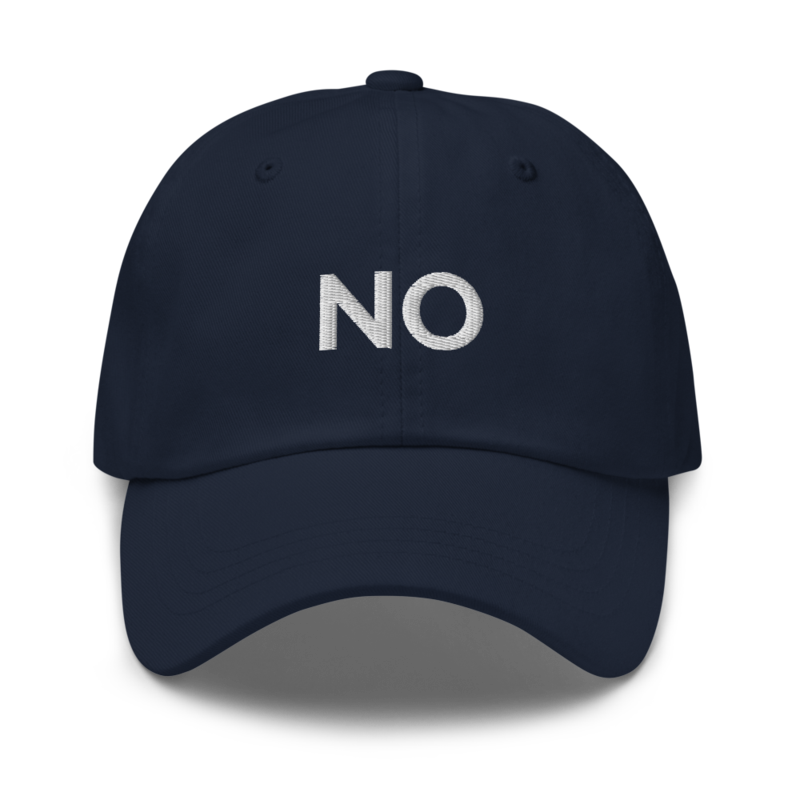 No Hat - Navy