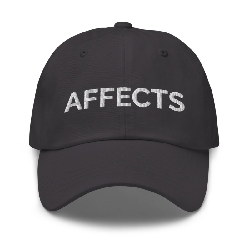 Affects Hat - Dark Grey