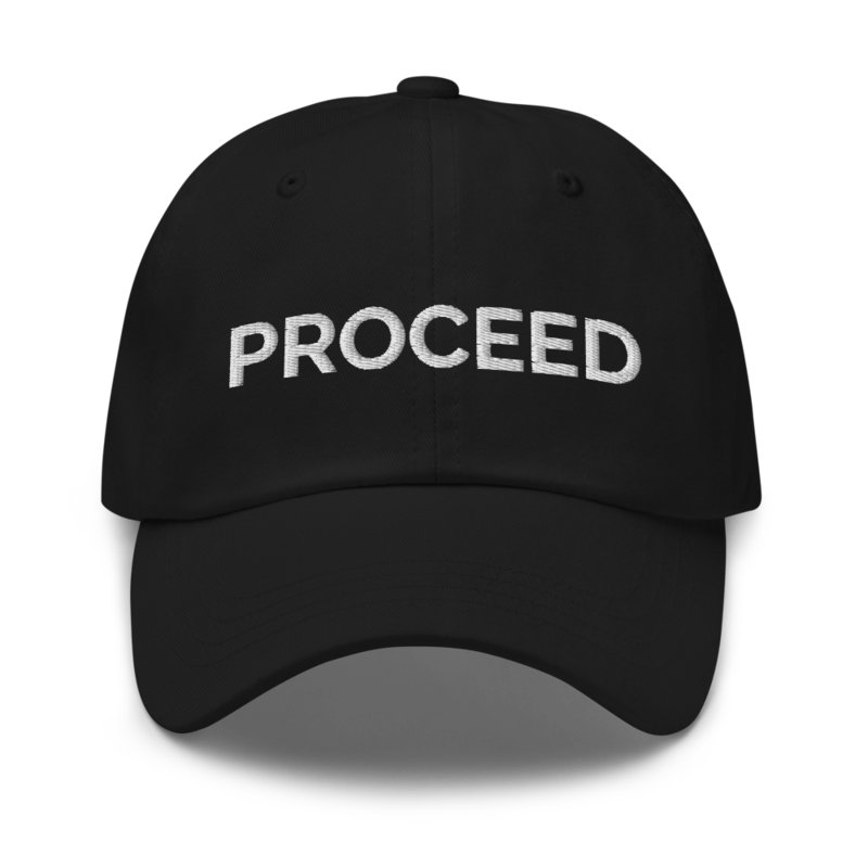 Proceed Hat - Black