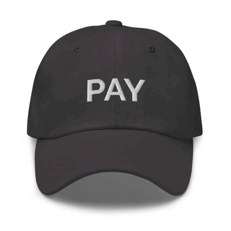 Pay Hat - Dark Grey