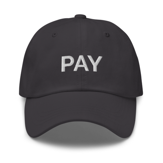 Pay Hat - Dark Grey