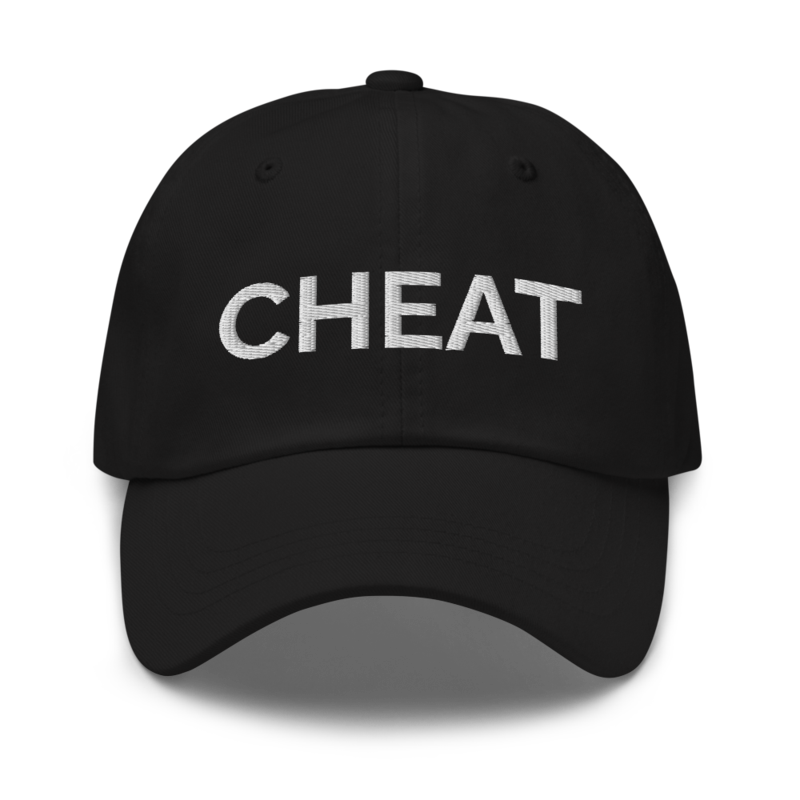 Cheat Hat - Black