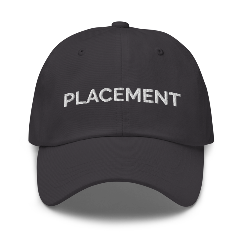 Placement Hat - Dark Grey