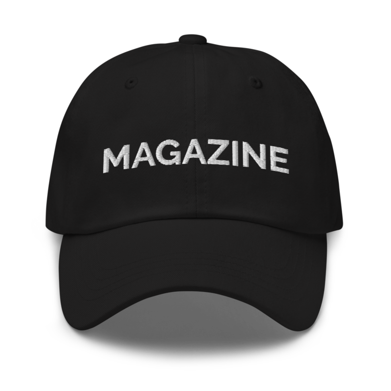 Magazine Hat - Black