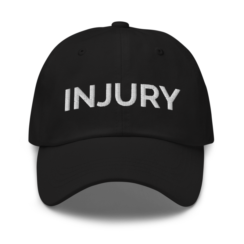 Injury Hat - Black