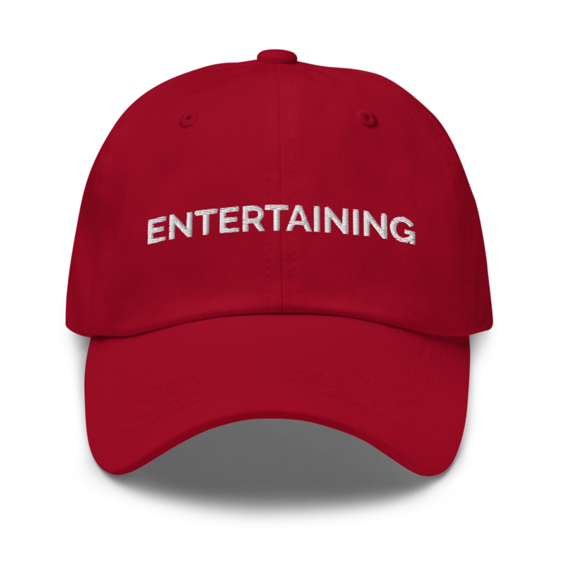 Entertaining Hat - Cranberry