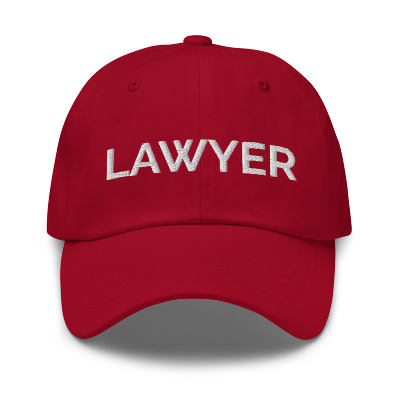 Lawyer Hat - Cranberry