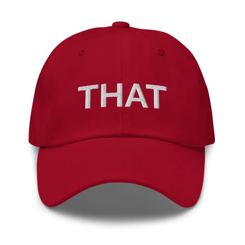 That Hat - Cranberry