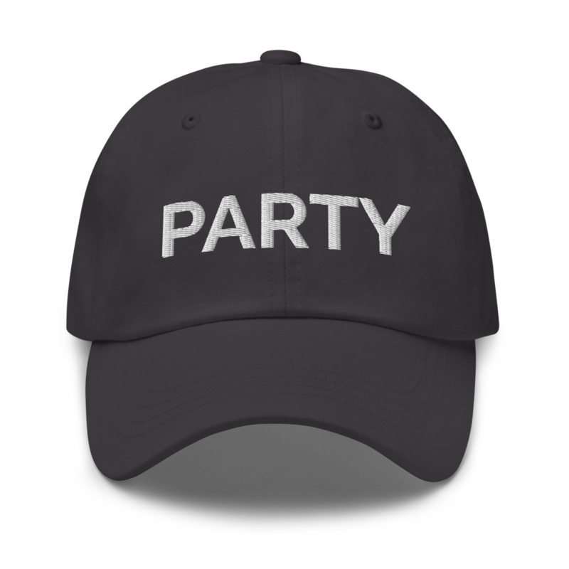 Party Hat - Dark Grey