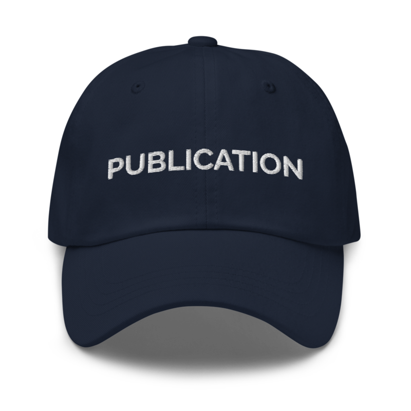 Publication Hat - Navy