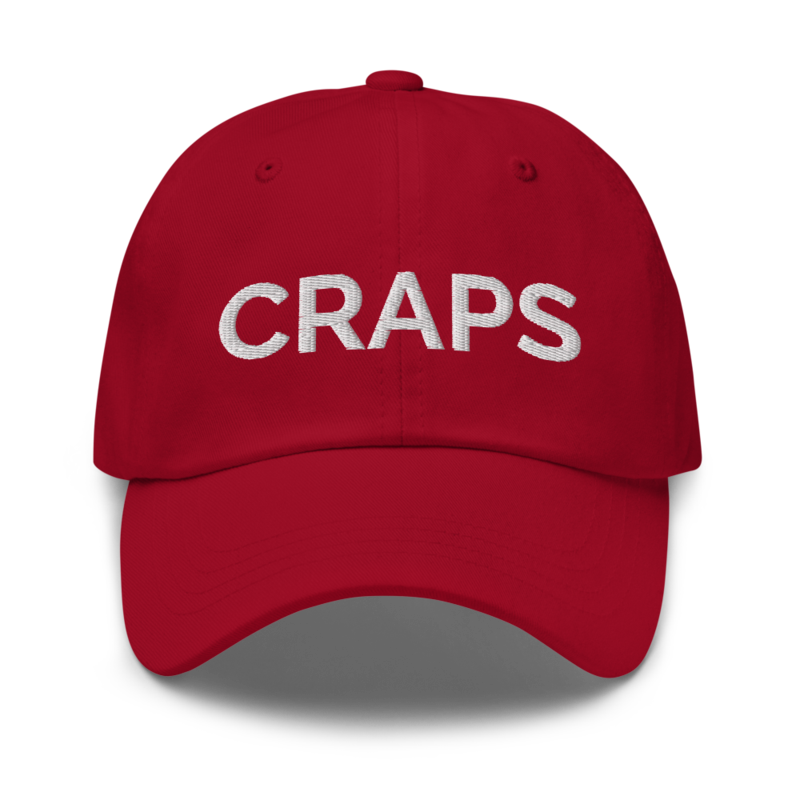 Craps Hat - Cranberry