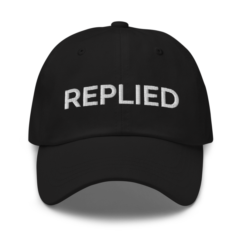 Replied Hat - Black