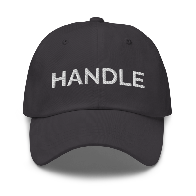 Handle Hat - Dark Grey