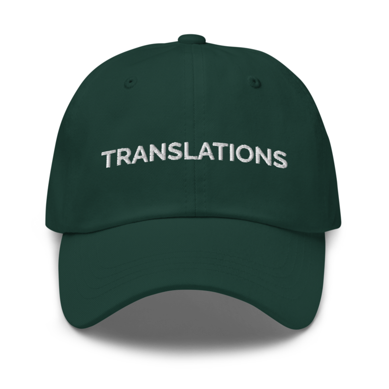 Translations Hat - Spruce