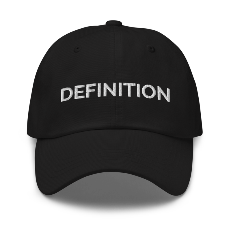 Definition Hat - Black