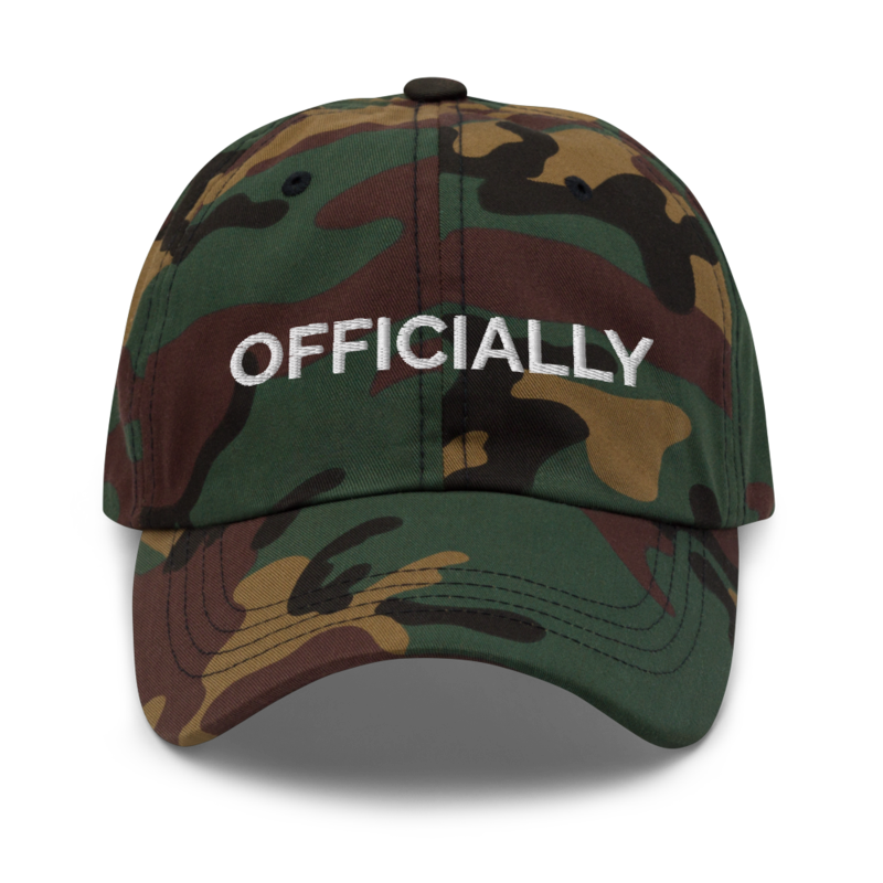Officially Hat - Green Camo