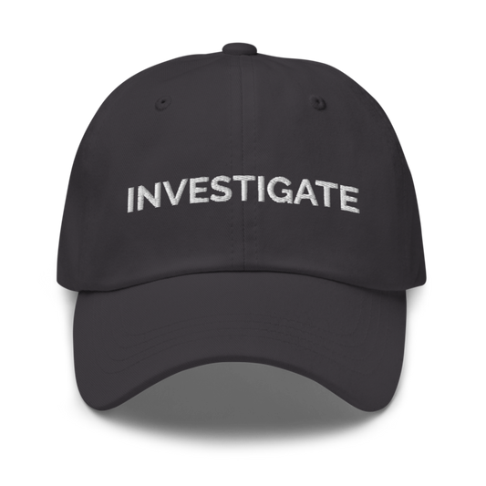 Investigate Hat - Dark Grey