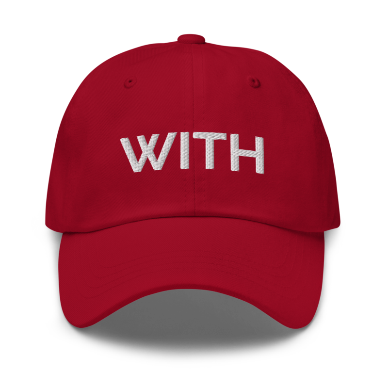 With Hat - Cranberry