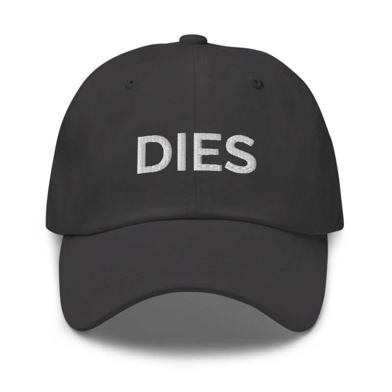 Dies Hat - Dark Grey
