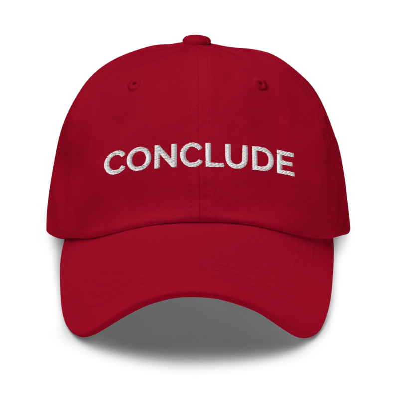 Conclude Hat - Cranberry