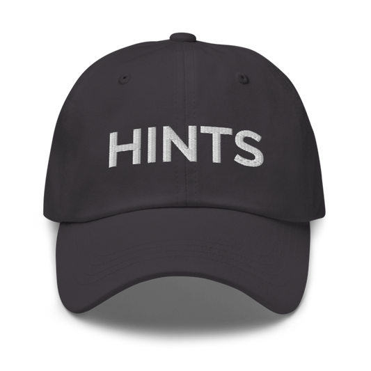 Hints Hat - Dark Grey