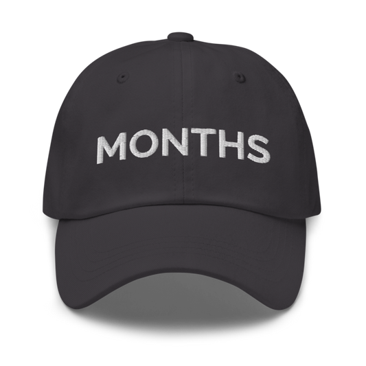 Months Hat - Dark Grey