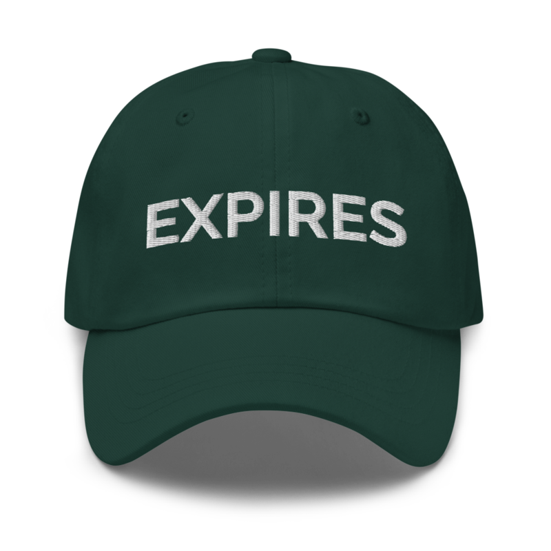 Expires Hat - Spruce