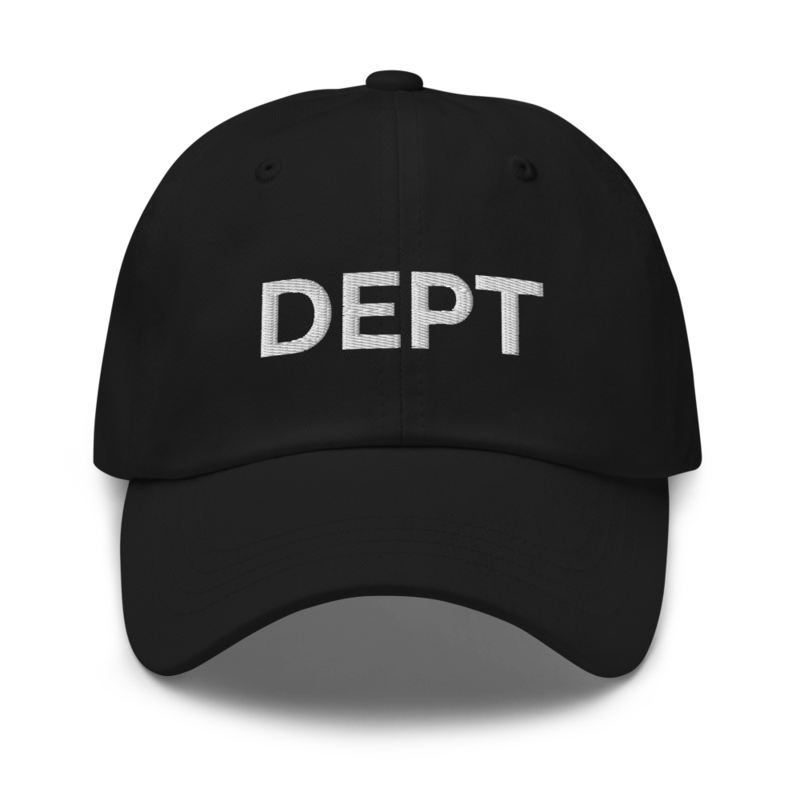Dept Hat - Black