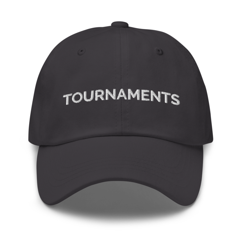 Tournaments Hat - Dark Grey
